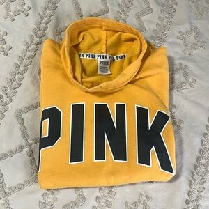 Victorias Secret PINK sweatshirt small yellow loose
